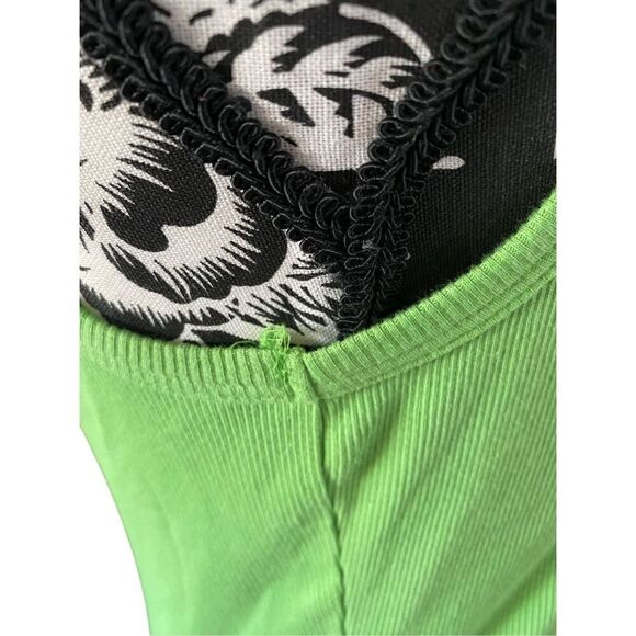 Nwt Assoluto Rhinestone Ribbed Tank Top Embellished - Picture 7 of 14